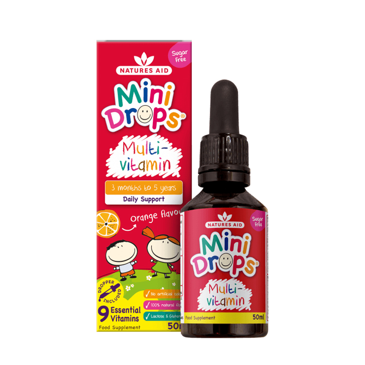 Natures Aid Multi Vitamin Mini Drops 50ml